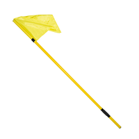Bandeirola de escanteio oficial de futebol de campo reclinável Velden - cnj com 4 und Cor das bandeiras:Amarelo