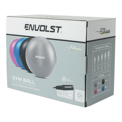 Bola Suíça Gym Ball 75cm Anti Estouro Envolst - Azul