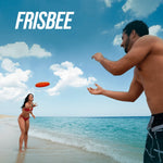 Frisbee de plástico macio  soft para recreação Neofun Laranja