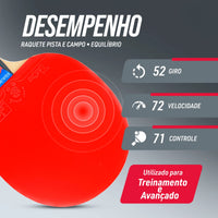Raquete de tênis de mesa Equilíbrio Pista e Campo