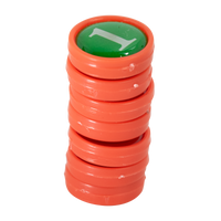 Prancheta tática magnética com caneta para treinamento de voleibol Pista e Campo - Modelo pasta preta