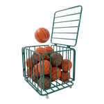 Carrinho guarda volumes de aço para transporte e armazenagem de bolas Pista e Campo