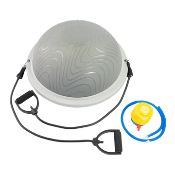 Meia Bola Suiça Profissional — Bosu Ball — com Alças 60 cm Envolst