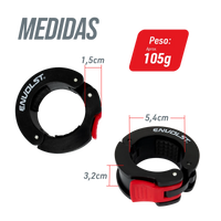 Par de Presilhas 50mm para Barra Olímpica Crossfit LPO Envolst