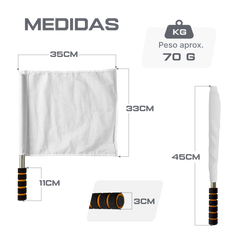 Bandeira de árbitro Velden - Branca
