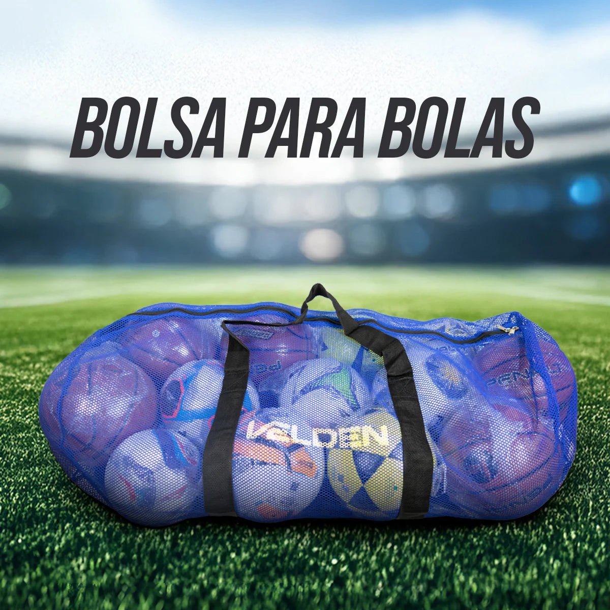 Bolsa para transporte de bolas média Velden Azul 36"