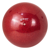 Bola Ginástica Rítmica Oficial 300g Glitter Gracios - Roxo