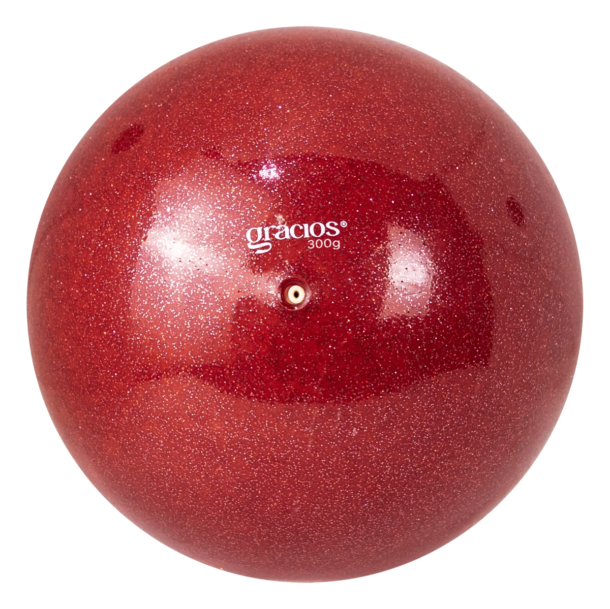 Bola Ginástica Rítmica Oficial 300g Glitter Gracios - Roxo