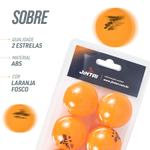 Bolinha de tênis de mesa 2 estrelas Jintai - cnj com 6 und