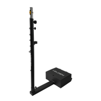 Par de postes móveis de tênis, badminton e voleibol Pista e Campo