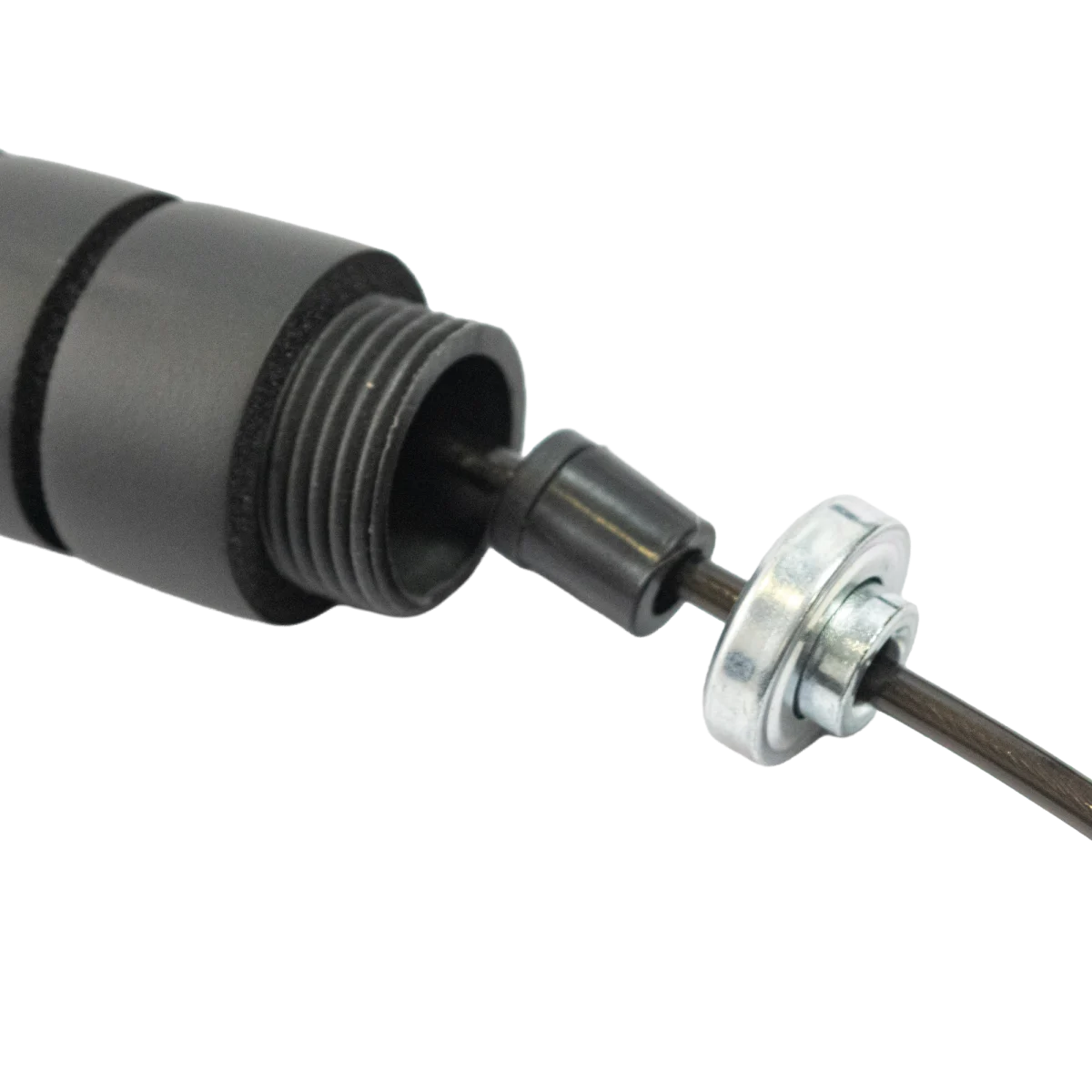 Corda de pular com rolamento 4mm 2,65m Envolst - Preto