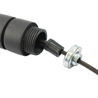 Corda de pular com rolamento 4mm 2,65m Envolst - Preto