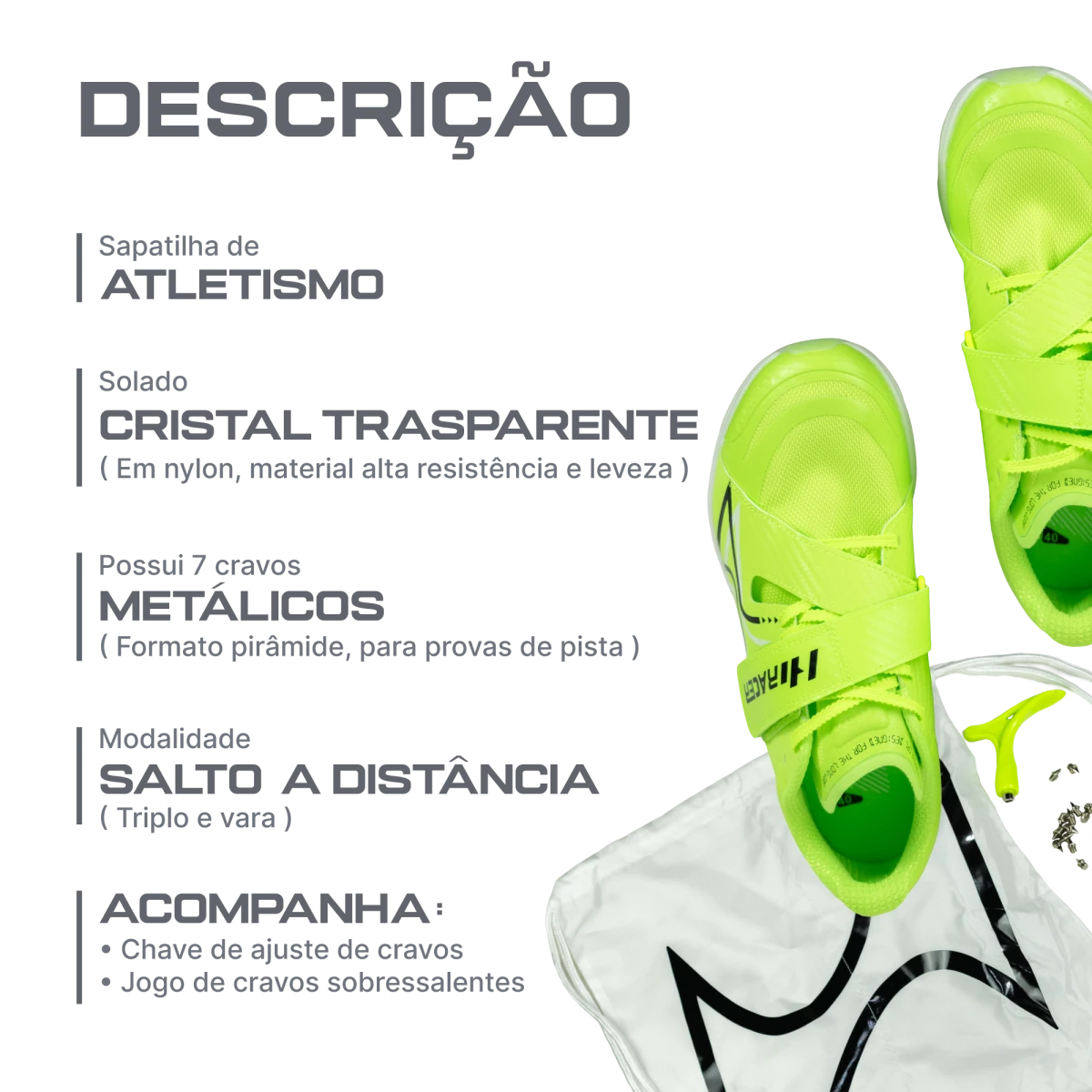 Sapatilha de atletismo para saltos premium Health