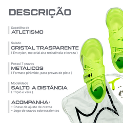 Sapatilha de atletismo para saltos premium Health