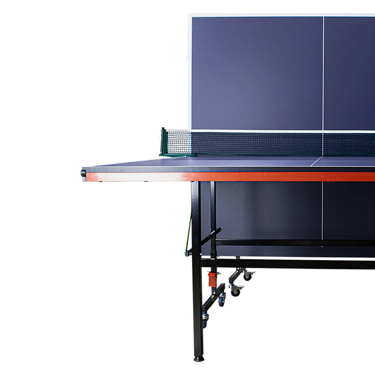 Mesa de tenis de mesa de aco e madeira azul com rede 6202-18MM