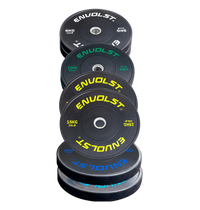 Kit 100kg Anilhas Olímpicas Bumpers Padrão IWF Envolst