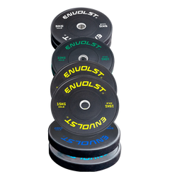 Kit 100kg Anilhas Olímpicas Bumpers Padrão IWF Envolst