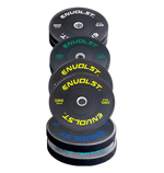 Kit 100kg Anilhas Olímpicas Bumpers Padrão IWF Envolst