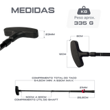 Taco de minigolfe retrátil 50 a 90cm em alumínio Neofun - Preto