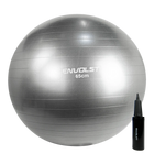 Bola Suíça Gym Ball 65cm Anti Estouro Envolst - Cinza