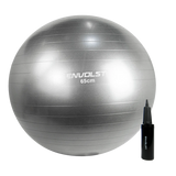Bola Suíça Gym Ball 65cm Anti Estouro Envolst - Cinza