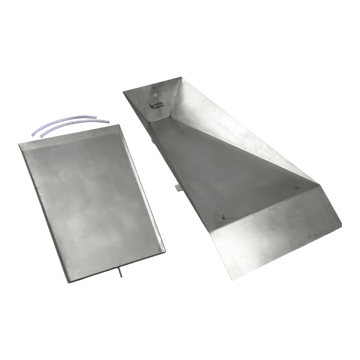 Encaixe de aço inox para salto com vara com tampa WA-IAAF Pista e Campo