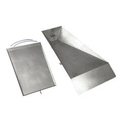 Encaixe de aço inox para salto com vara com tampa WA-IAAF Pista e Campo