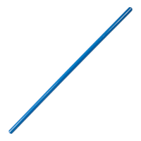 Bastão calistênico de madeira colorido 1m Envolst - Azul