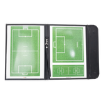 Prancheta tática magnética com caneta para treinamento de futebol society Pista e Campo - Modelo pasta preta