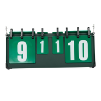 Placar de mesa estrutura metálica para pontuação e sets Pista e Campo