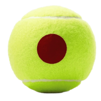 Bolinha/bola de tênis de campo estágio 3 (vermelha 75%) iniciantes Wilson US Open - tubo com 3 und