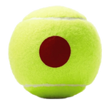 Bolinha/bola de tênis de campo estágio 3 (vermelha 75%) iniciantes Wilson US Open - tubo com 3 und