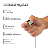 Apito de inox com cordão Velden