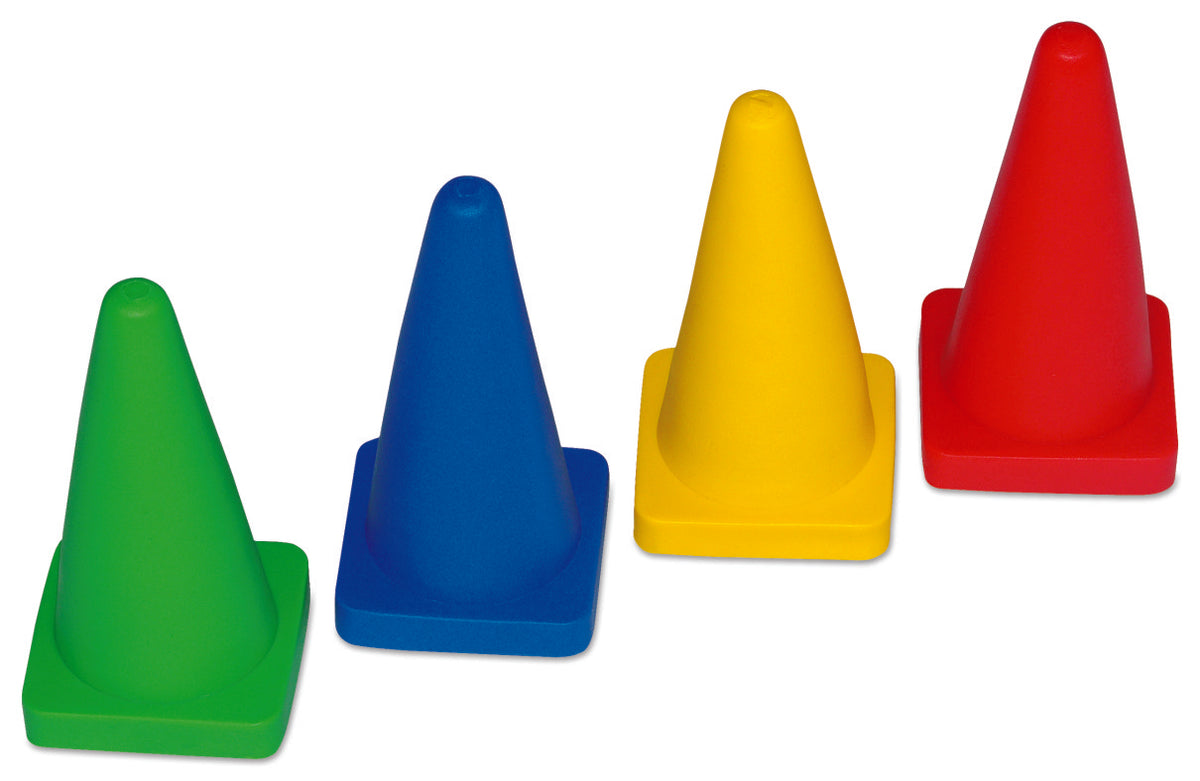 Minicone de desbalizamento 10cm IAAF Vinex - conjunto com 4 und