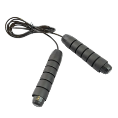 Corda de pular com rolamento 4mm 2,65m Envolst - Preto