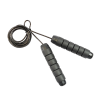 Corda de pular com rolamento 4mm 2,65m Envolst - Preto