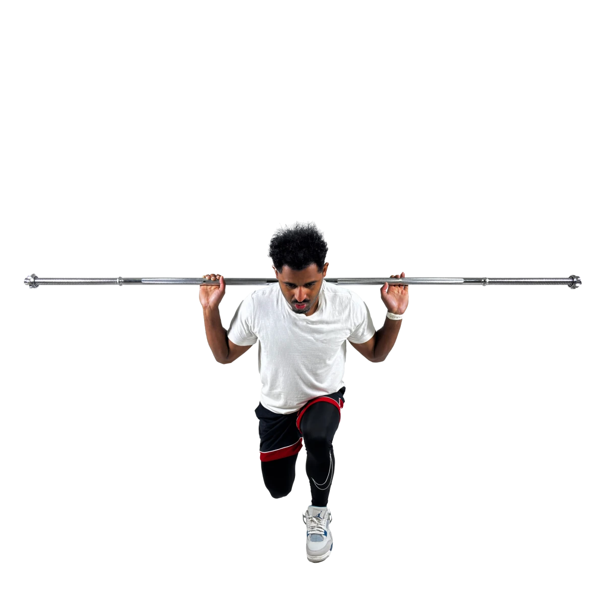 Barra de Musculação Reta 2,20m Maciça 28mm com Rosca Envolst