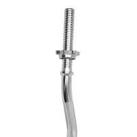 Barra de Musculação W 1,20m Maciça 28mm com Rosca Envolst