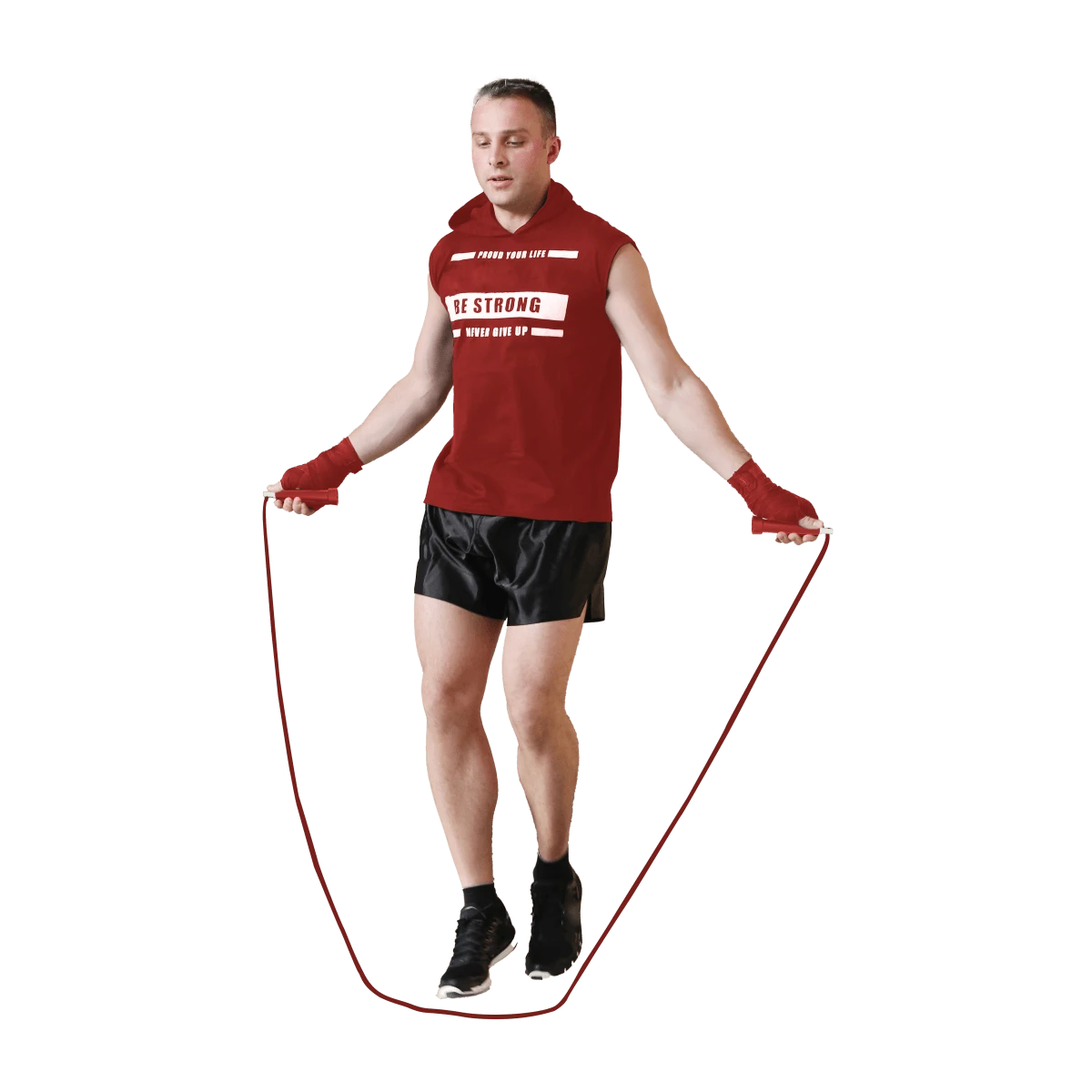 Corda de pular de aço revestido de PVC 3m x 2mm Speed Rope Envolst