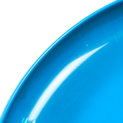Frisbee de plástico para recreação 22cm econômico Pista e Campo Cor Azul
