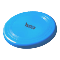 Frisbee de plástico para recreação 22cm econômico Pista e Campo Cor Azul