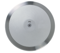 Disco oficial de aço e alumínio 1,5kg Pista e Campo