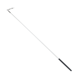Estilete Ginástica Rítmica Fibra Vidro 60cm Branco Gracios - Empunhadura Preta