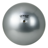 Bola Ginástica Rítmica Oficial 300g Gracios - Prata