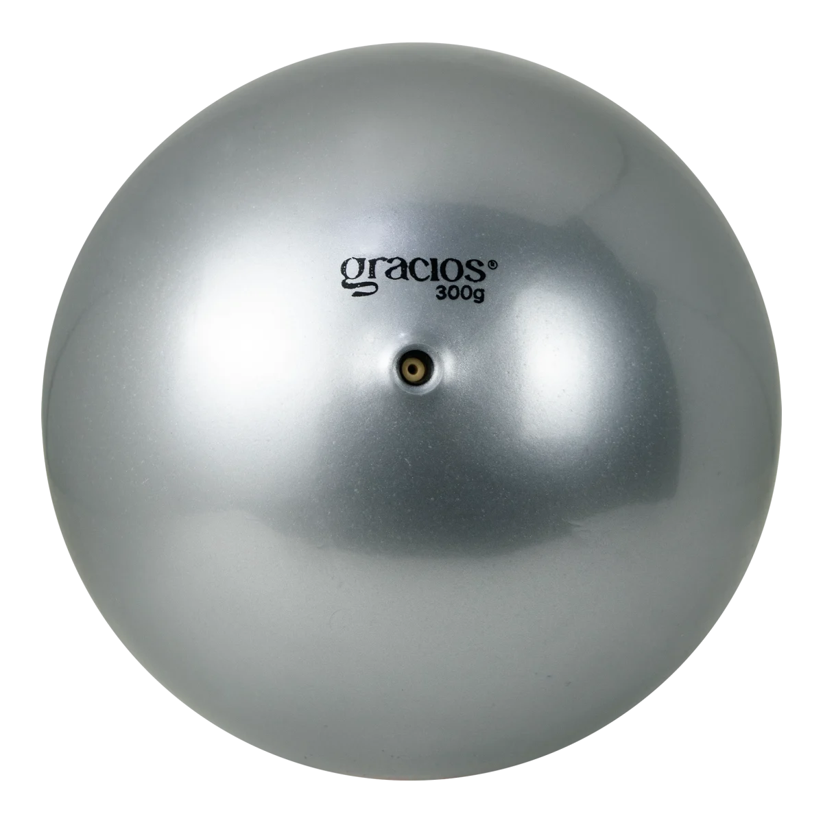 Bola Ginástica Rítmica Oficial 300g Gracios - Prata