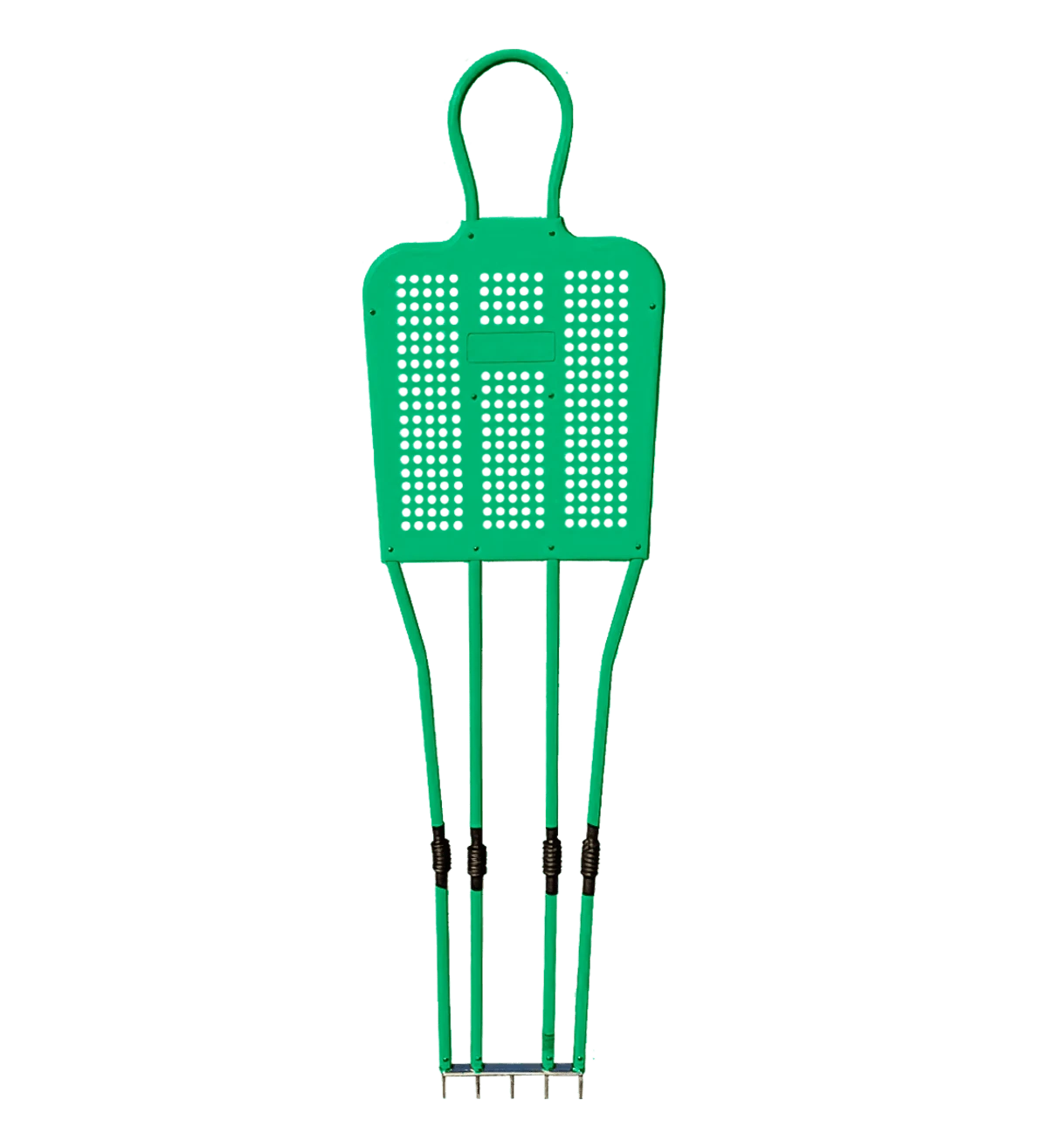Boneco barreira para treinamento de falta no futebol de aço reclinável premium Velden - Vermelho