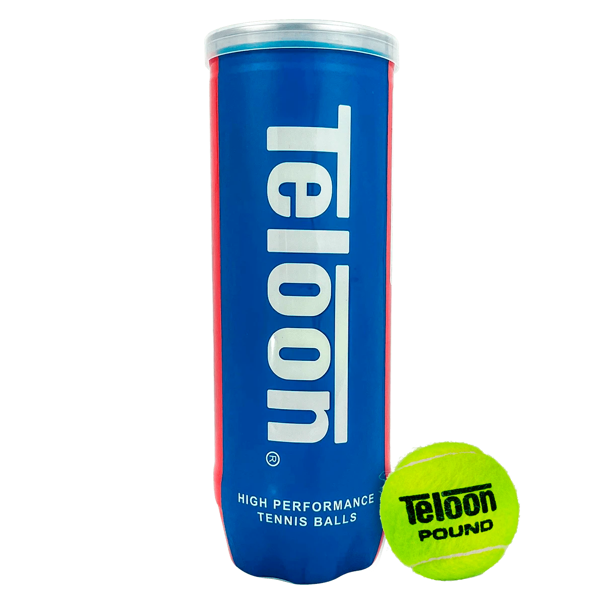 Bola de Tênis ITF Competição All Court Pound Teloon (Tubo com 3 und) Aprovada ITF				