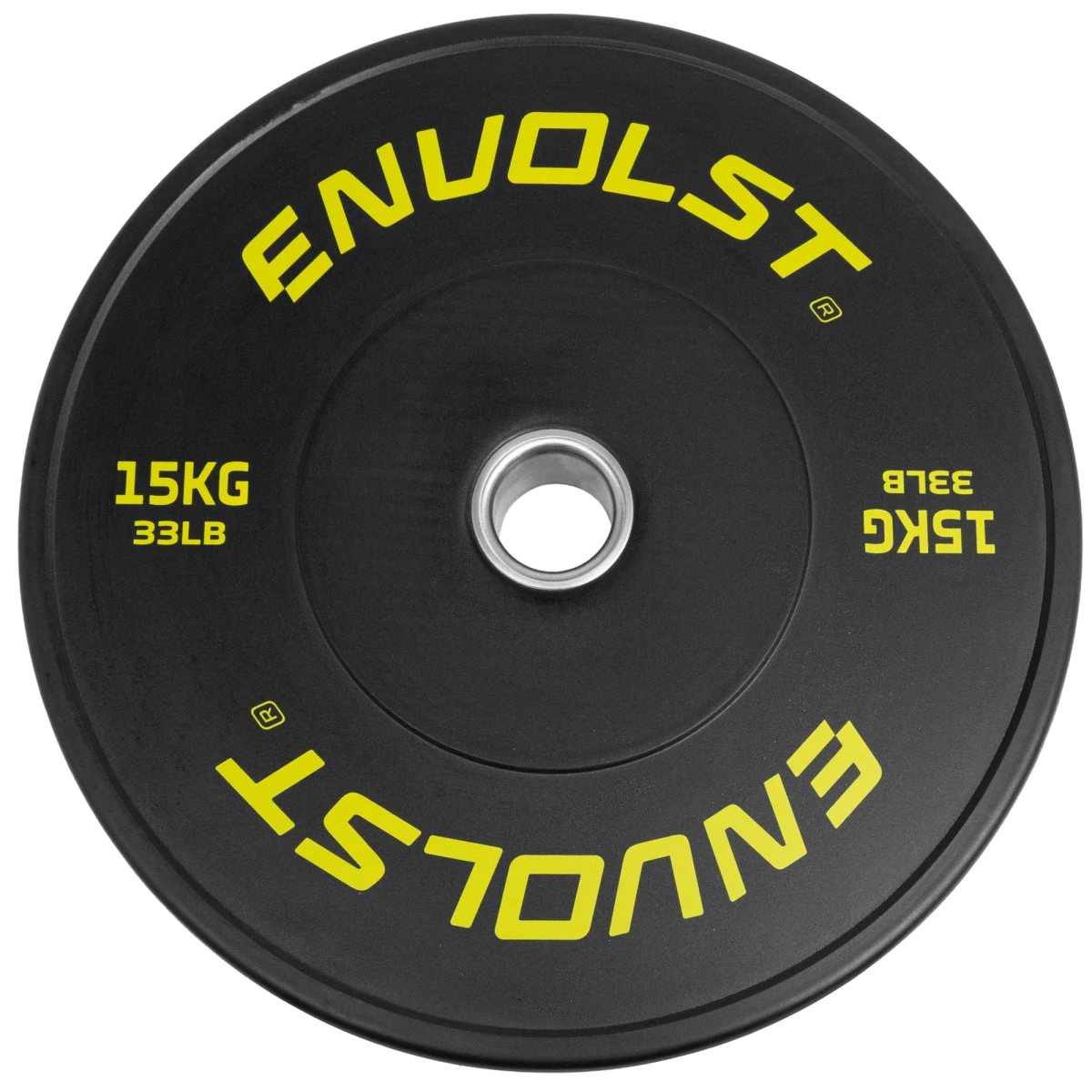 Anilha Olímpica Bumper para Crossfit e LPO 15Kg Envolst