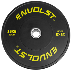 Anilha Olímpica Bumper para Crossfit e LPO 15Kg Envolst