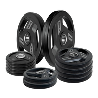 Kit 50kg Anilhas Olímpicas Profissionais Vulcanizadas Envolst